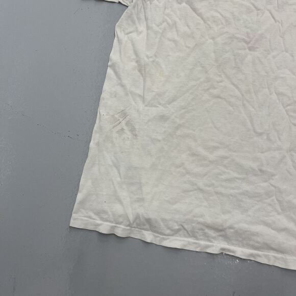 Vintage 60s Camp Chiquetan BSA White Graphic T-Shirt - Picture 4 of 5